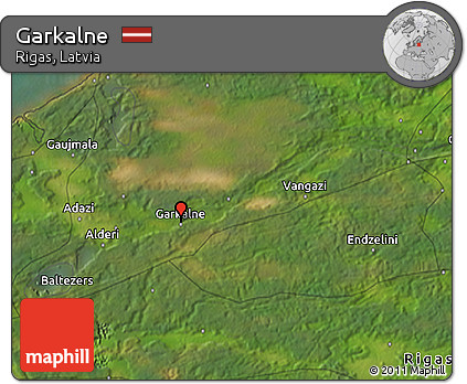 Satellite 3D Map of Garkalne