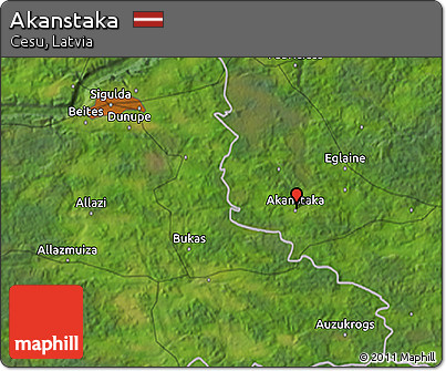 Satellite 3D Map of Akanstaka