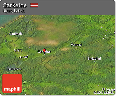Satellite 3D Map of Garkalne