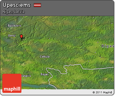 Satellite 3D Map of Upesciems