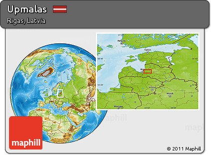 Physical Location Map of Upmalas