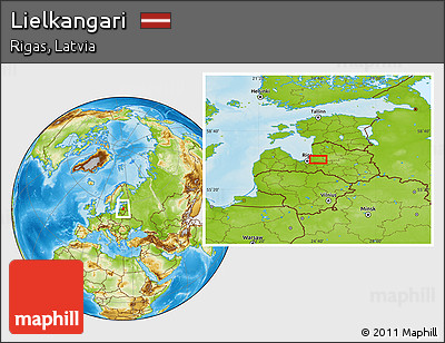 Physical Location Map of Lielkangari