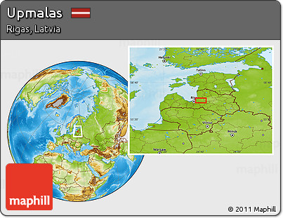 Physical Location Map of Upmalas