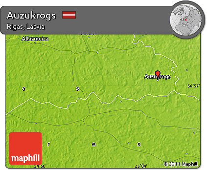 Physical Map of Auzukrogs