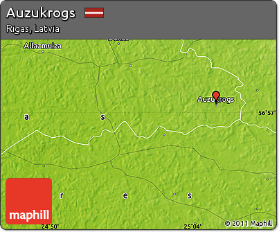 Physical Map of Auzukrogs