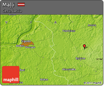 Physical Map of Maļļi