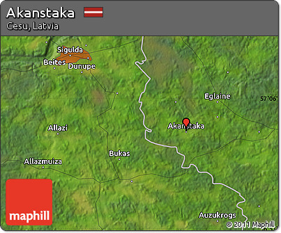 Satellite Map of Akanstaka