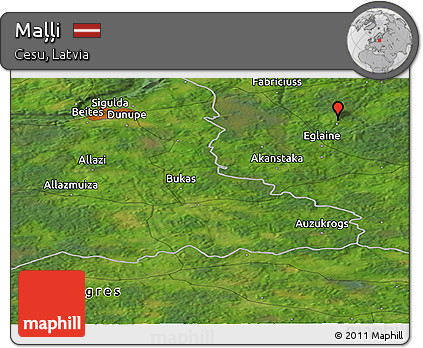 Satellite Panoramic Map of Maļļi