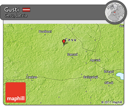 Physical 3D Map of Gusti