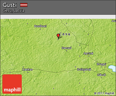 Physical 3D Map of Gusti