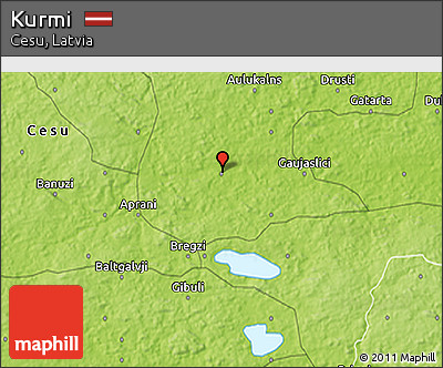 Physical 3D Map of Kurmi