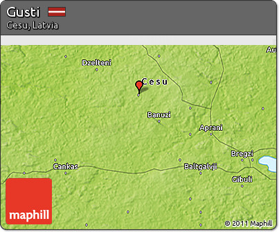 Physical 3D Map of Gusti
