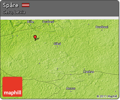 Physical 3D Map of Spāre