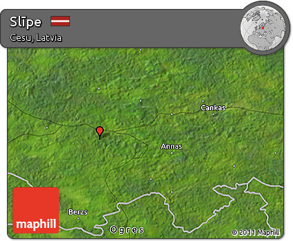 Satellite 3D Map of Slīpe