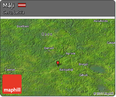 Satellite 3D Map of Māļi