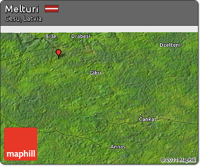Satellite 3D Map of Melturi