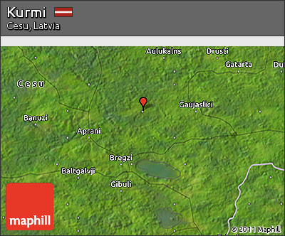 Satellite 3D Map of Kurmi