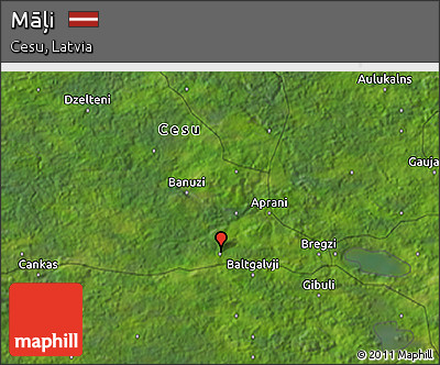 Satellite 3D Map of Māļi