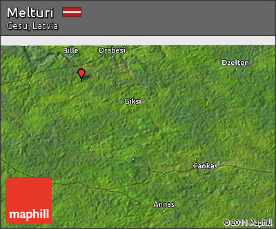 Satellite 3D Map of Melturi