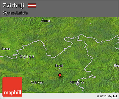 Satellite 3D Map of Zvirbuļi