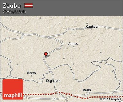 Shaded Relief 3D Map of Zaube