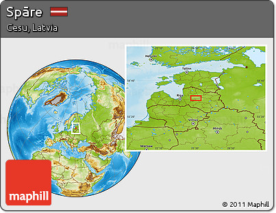 Physical Location Map of Spāre