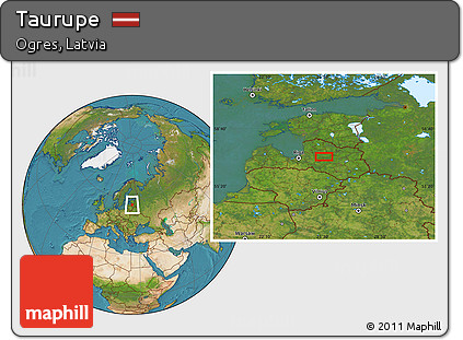 Satellite Location Map of Taurupe