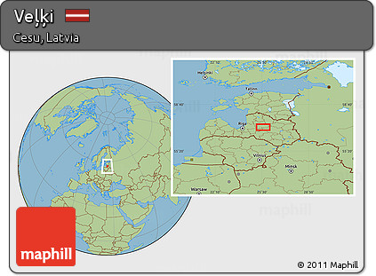 Savanna Style Location Map of Veļķi
