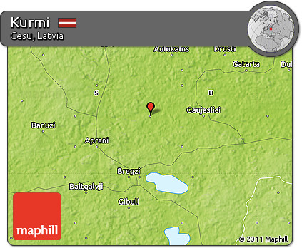 Physical Map of Kurmi