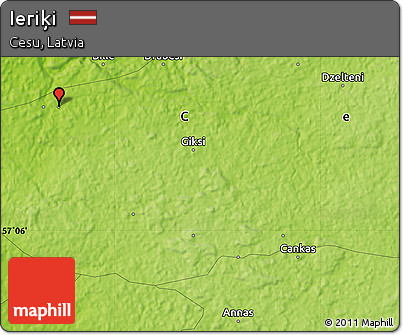 Physical Map of Ieriķi
