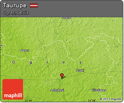 Physical Map of Taurupe