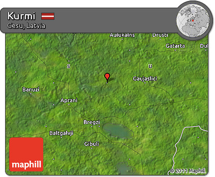 Satellite Map of Kurmi