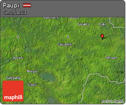 Satellite Map of Paupi