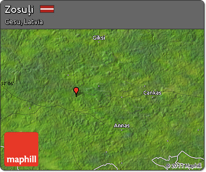 Satellite Map of Zosuļi