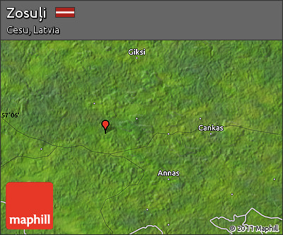 Satellite Map of Zosuļi