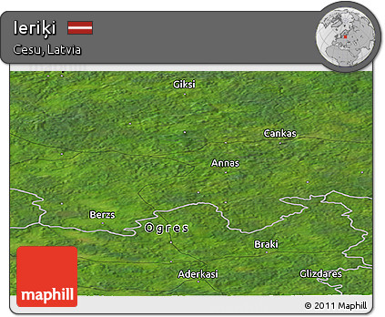 Satellite Panoramic Map of Ieriķi