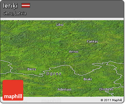 Satellite Panoramic Map of Ieriķi