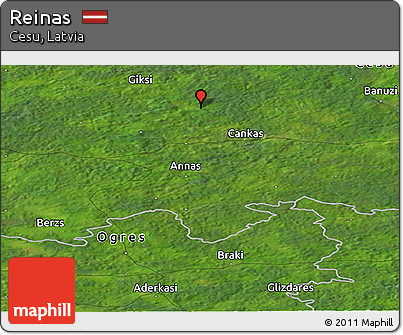Satellite Panoramic Map of Reinas