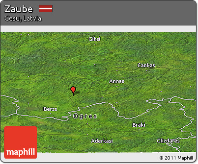 Satellite Panoramic Map of Zaube