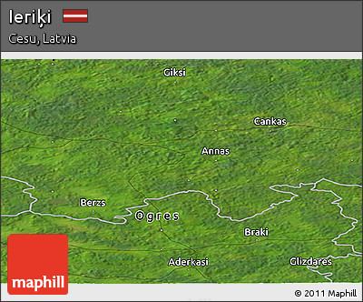 Satellite Panoramic Map of Ieriķi