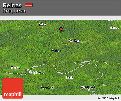Satellite Panoramic Map of Reinas