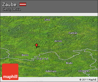 Satellite Panoramic Map of Zaube