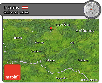 Satellite 3D Map of Lizums