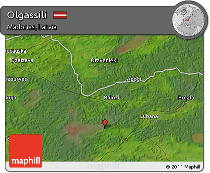 Satellite 3D Map of Olgassili