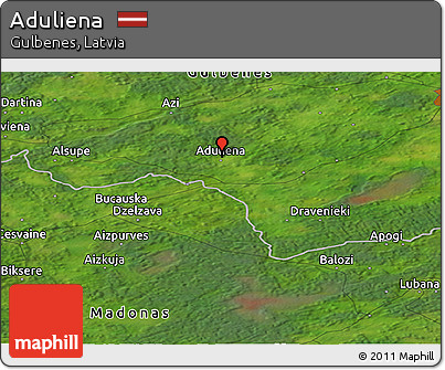 Satellite Panoramic Map of Aduliena