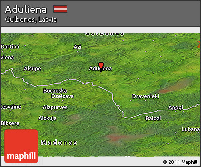 Satellite Panoramic Map of Aduliena