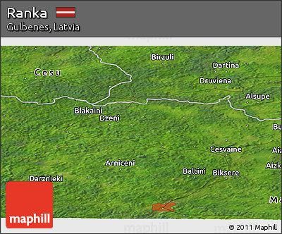 Satellite Panoramic Map of Ranka