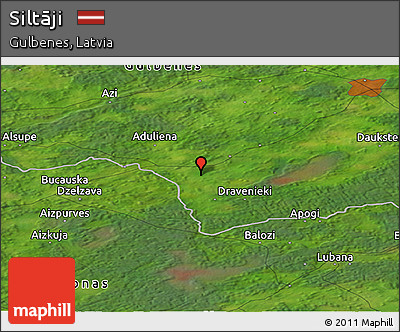 Satellite Panoramic Map of Siltāji