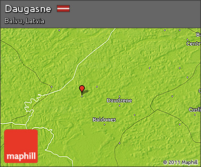 Physical 3D Map of Daugasne
