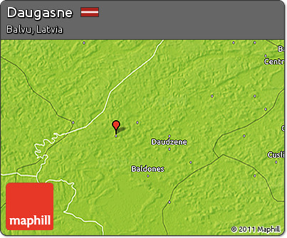 Physical 3D Map of Daugasne